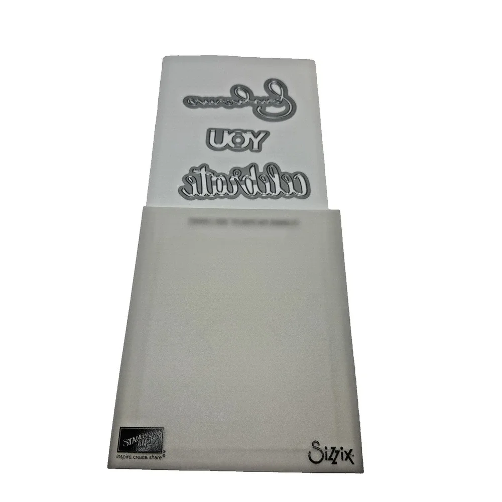 Stampin' Up Big Shot Celebrate You Thinlits Dies 146840 Amazing You Celebrate